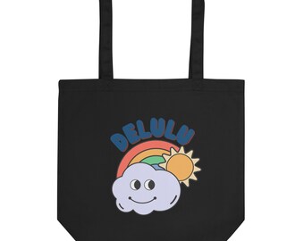 Delulu Eco Tote Bag | Funny Shopping Bag | Mental Health Gift | Reusable Tote | Trending Internet Meme