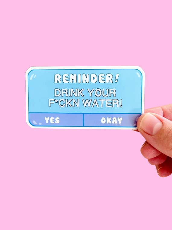 Drink Your Water Magnet - Copper Alley Gift Boutique