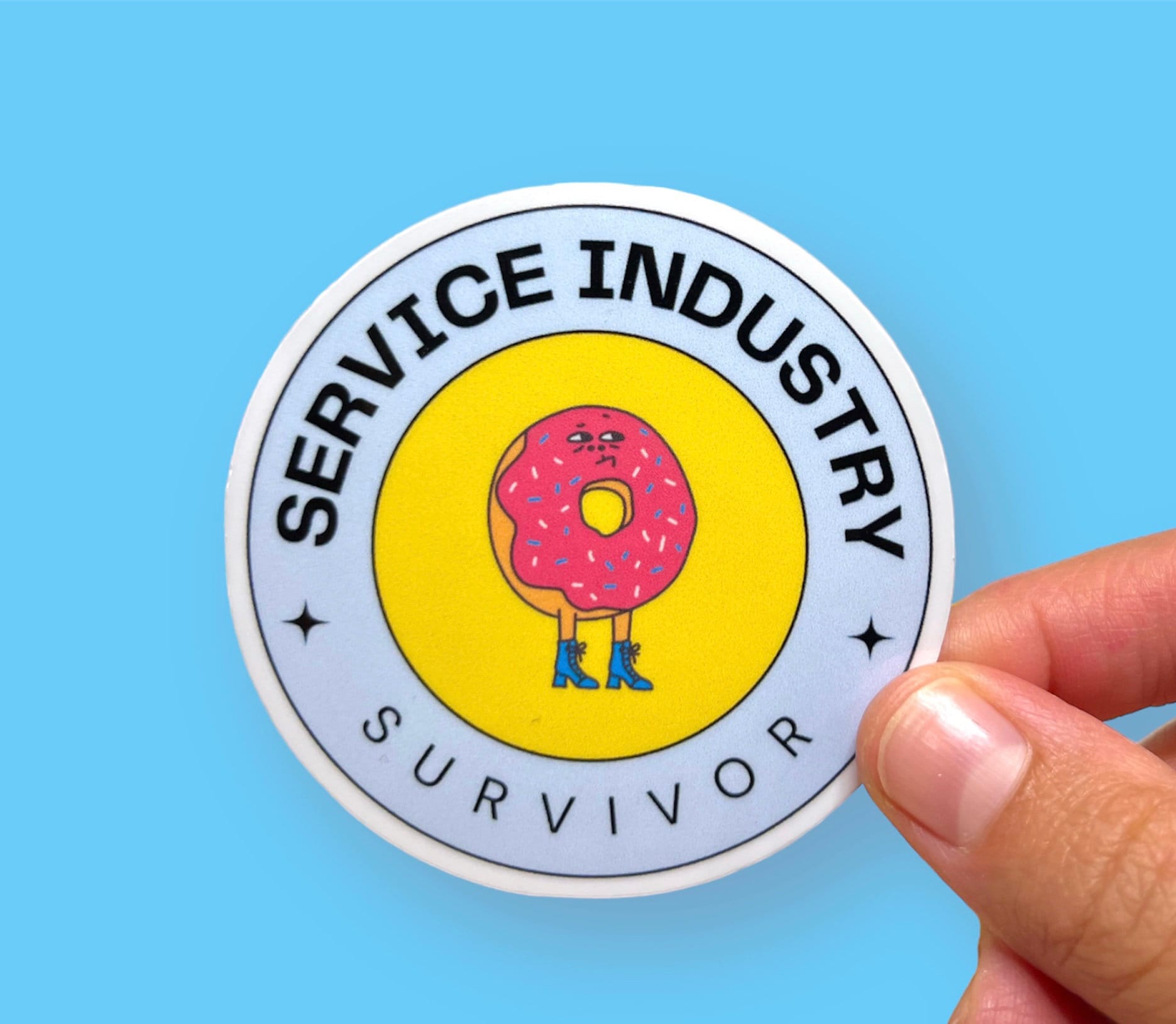Sticker Indutry Service Industry Vinyl Sticker / Magnet | Water Bottle, Laptop ...