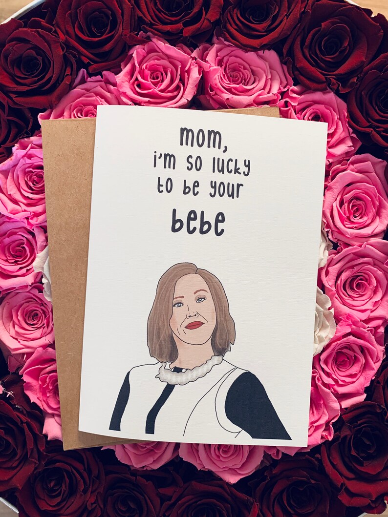 Mom Birthday / Card for Mom Mothers Day Card Moira Rose Etsy