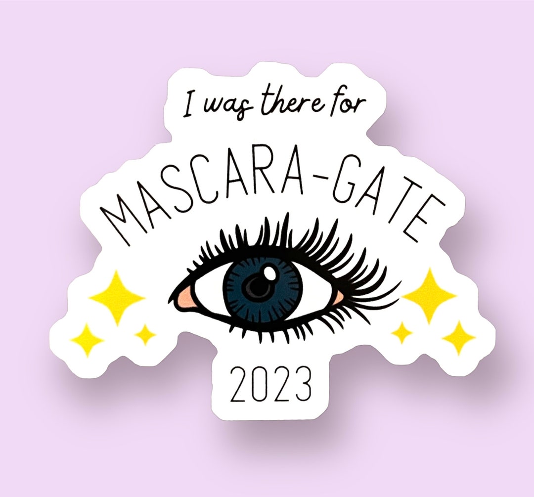 Mascara Gate Sticker / Trending on Tok Viral Video Mikayla