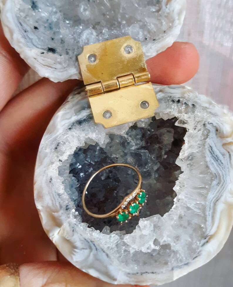 crystal engagement ring box