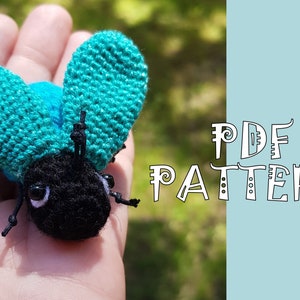 Crochet Fly Pattern: Tiny Insect Amigurumi (PDF Pattern)