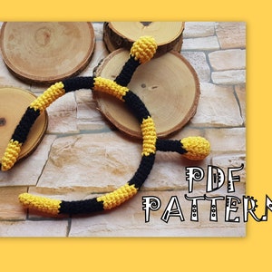 Crochet Bee Headband Pattern: Easy Handmade Hair Band (PDF Pattern)