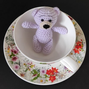 Crochet Animal Amigurumi Plush Toy: Bear, Bunny, Elephant, Lion, Dinosaur