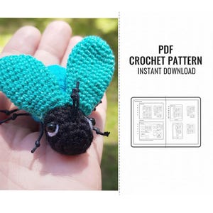 Schema per mosche all'uncinetto: piccolo insetto amigurumi (schema PDF)