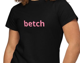 Damska koszulka z wysokim stanem BETCH Mean Girls Funny Graphic Tee