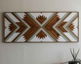 Bronze Casimiro - Wood Wall Art - Wooden Wall Art - Geometric Wood Art - Wooden Wall Art Hanging - Modern Wood Art - Wood Wall Decor