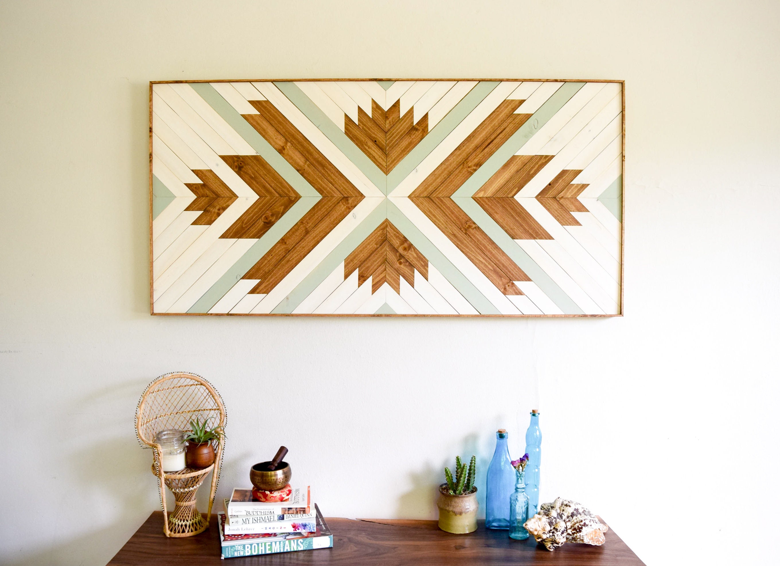 Wood Wall Art Wooden Wall Art Wood Headboard Wood Art Etsy