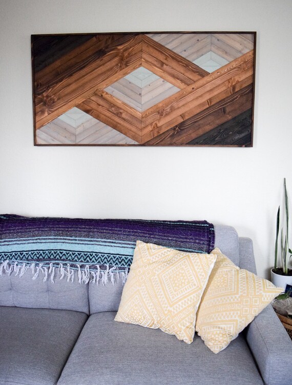 EVERLASTING LIFE Wood Wall Art - Wooden Wall Art - Geometric Wood Art - Wooden Wall Art Hanging - Modern Wood Art - Wood Wall Decor