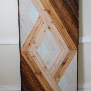 PORTAL Wood Wall Art - Geometric Wooden Artwork for Modern Spaces - Wood Home Decor