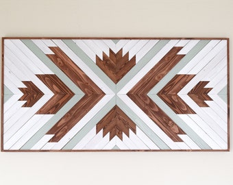 CASIMIRO Wood Wall Art - Wooden Wall Art - Geometric Wood Art - Wooden Wall Art Hanging - Modern Wood Art - Boho Wood Art - Wood Wall Decor