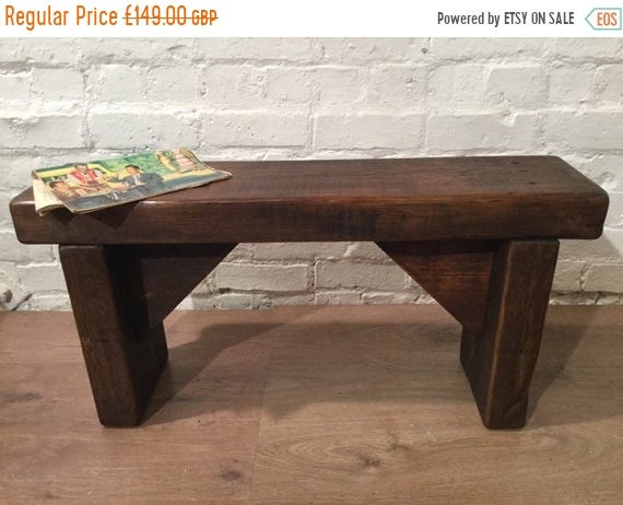 August sale HandMade 1800s Solid Rustic Wood Reclaimed Pine Dining Table Chair Vintage Bench - Village Orchard Furniture