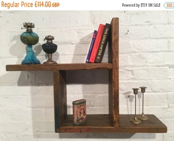 VALENTINE Sale Reclaimed Solid Wood Pine Storage Bookcase Cabinet Wall Book Shelf Cube - Built to Last by Village Orchard Furniture