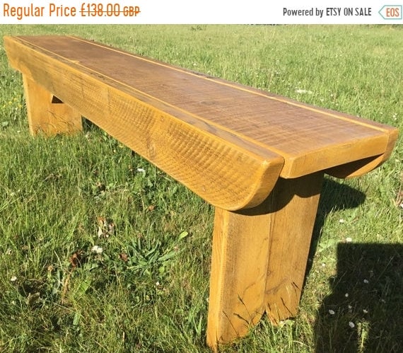 Spring Sale NEW! Golden Oak Old School Antique Rustic Solid Reclaimed Pine Dining Plank Table Chair Bench - Village Orchard Furniture
