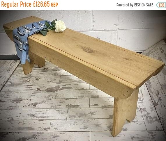 Summer Sale Summer Sale Craftsman Hand Made Solid Wood Oak School Dining Table Bench
