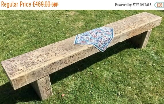Autumn Sale HUGE 7ft - 8ft Reclaimed Solid Wood Old Oak Beam Rustic Chunky Dining Garden Table Bench