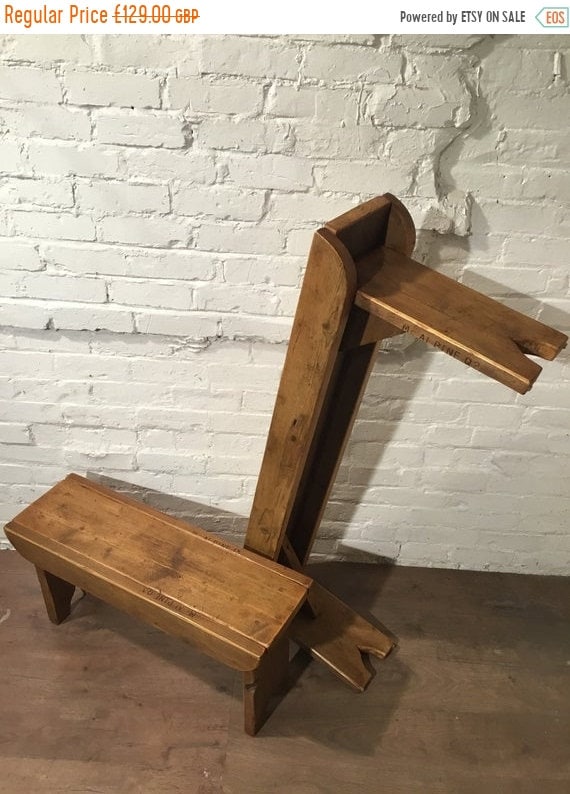 Spring Sale School Antique 4ft Rustic Solid Reclaimed Old Pine Dining Plank Table Chair Bench - Village Orchard Furniture