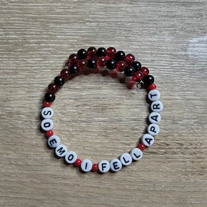 My Chemical Romance TOUR friendship bracelets, concert, momento, fun, music, emo kid, MCR, the black parade is alive tour bracelets (#2)
