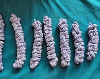 Crochet Hanging Wisteria, Wall Decor, Floral Arrangement