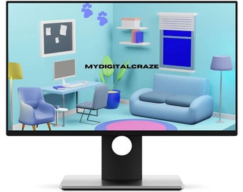 Cute 3D Desktop Wallpaper, MacBook Wallpaper, Laptop Wallpaper, Funky Wallpaper, Aesthetic Background Theme for Windows PC