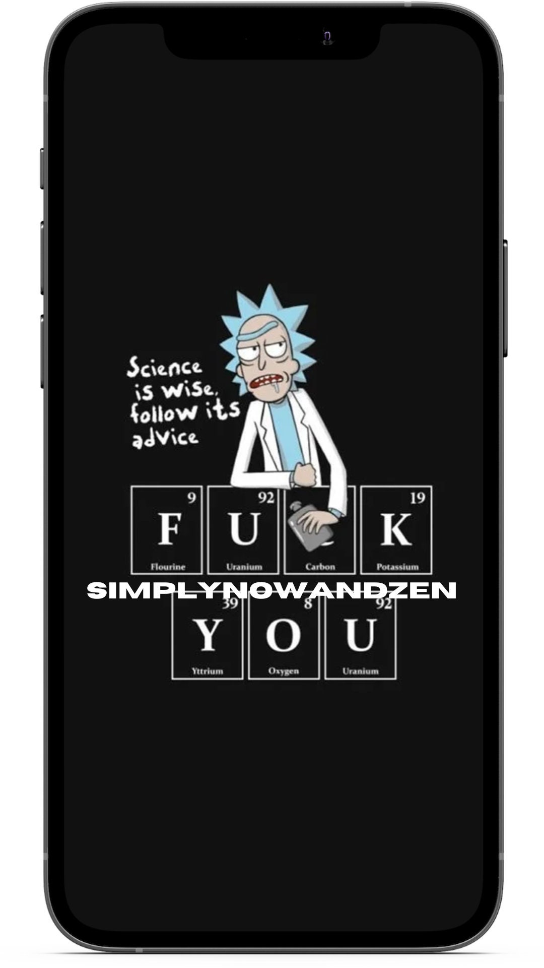 Cool Rick and Morty iPhone Wallpaper, Black Dark Wallpaper, Fun Moody  Wallpaper, Android Ios Aesthetic, iPad Theme, Removable Background PNG -   Norway