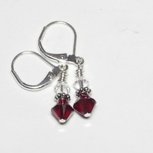 Siam Red Earrings