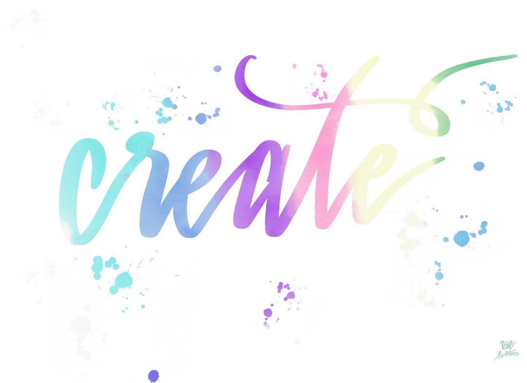 Create Nursery Print Etsy