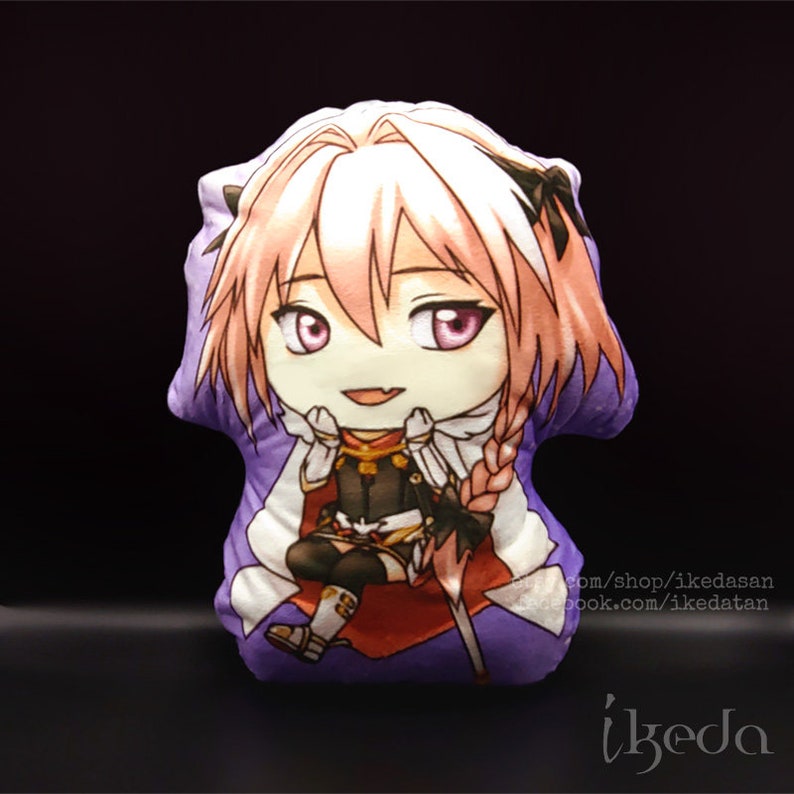 Fate Grand Order • Apocrypha | Astolfo (Rider) | Double-Sided Soft Plush Cushion Character Pillow 