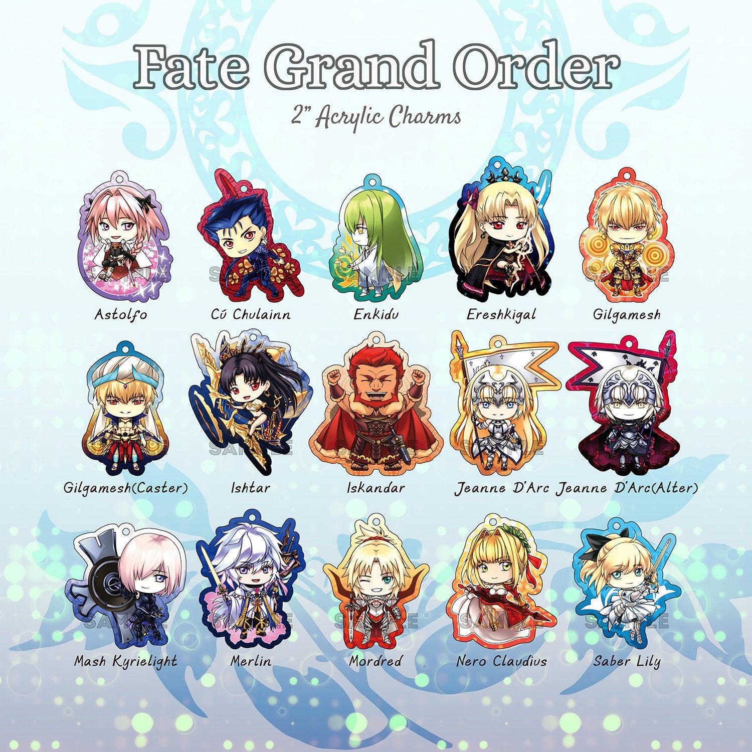 Fate Grand Order Keychains Astolfo Enkidu Ereshkigal Etsy Fate Grand Order Keychains Astolfo Enkidu Ereshkigal Etsy