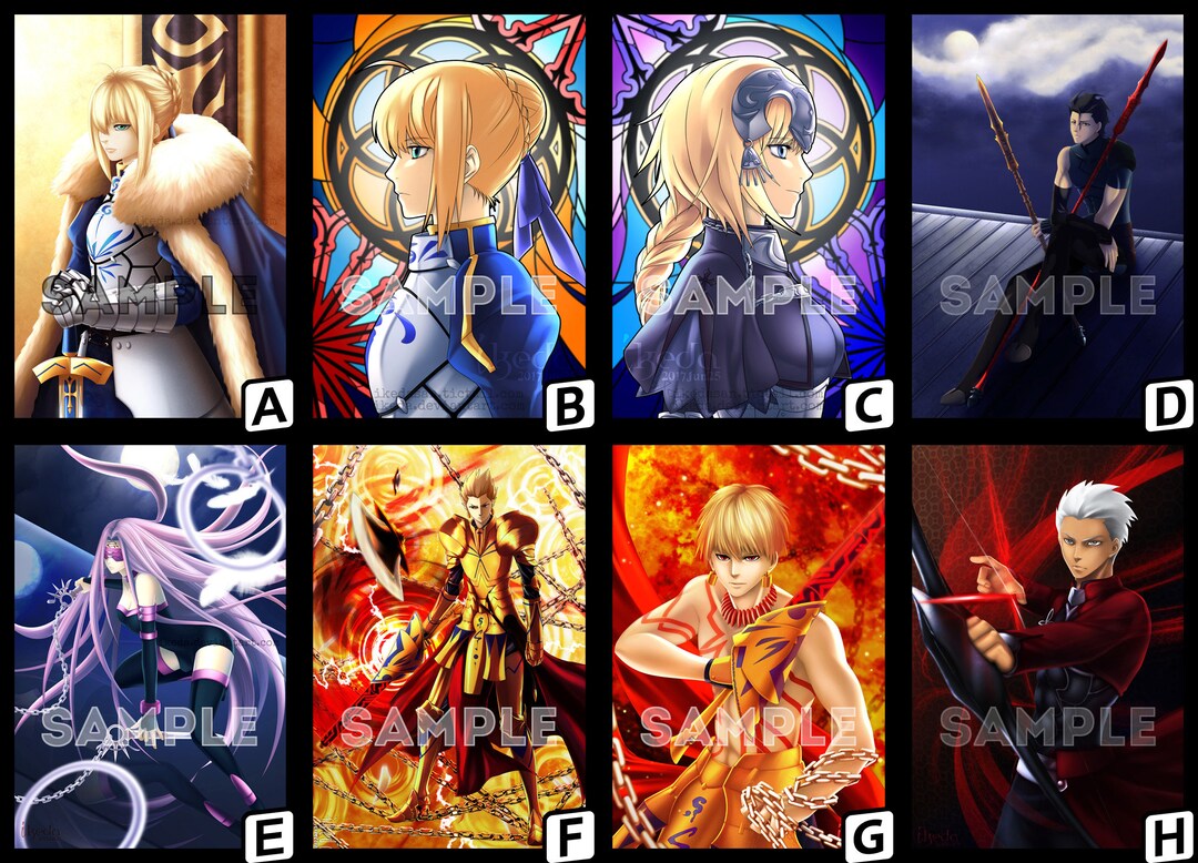 Fate Grand Order Saber Ruler Gilgamesh Rider Archer - Etsy