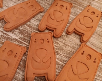 Terracotta Teddy Bear Brown Sugar Softener, Essential Oil Diffuser