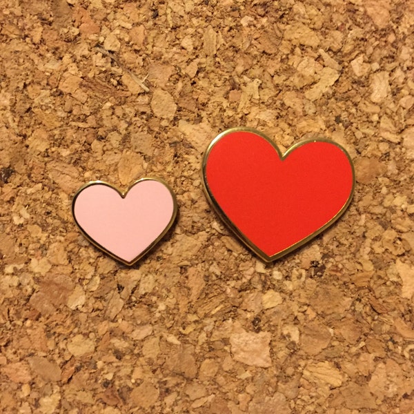 Tiny Heart Pins