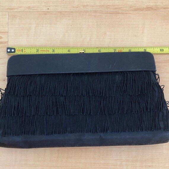 Vintage Magid Flapper Clutch purse with attached … - image 8