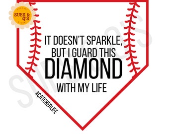 Baseball PNG file / Softball Catcher / Baseball Catcher / Baseball Diamond / Sparkle