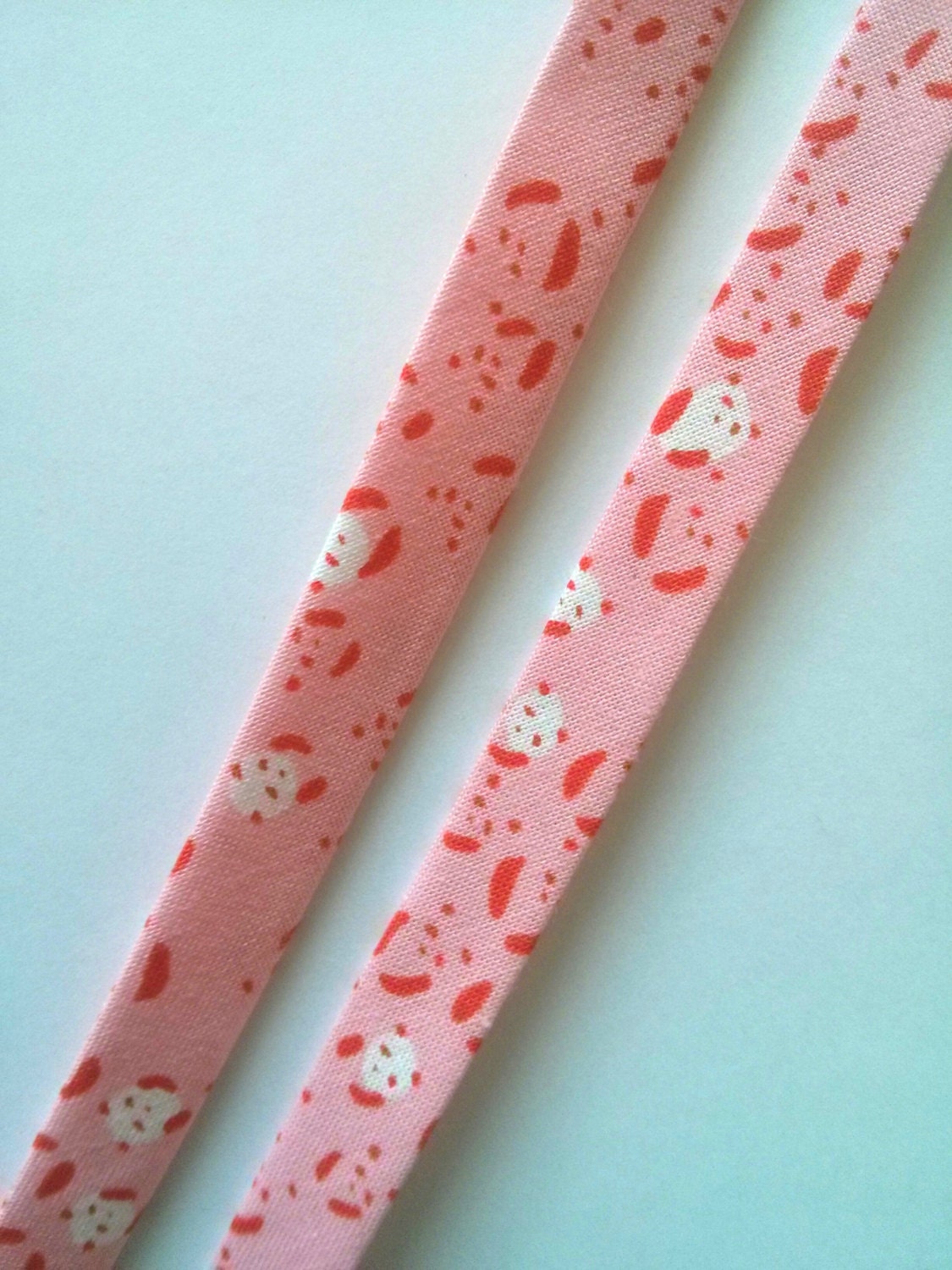 Panda Bebe In Pink Cotton Steel Double Fold Bias Tape 1 Or Etsy