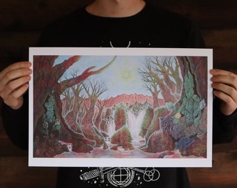 Dreaming in the Valley of the Heart - Paper Print