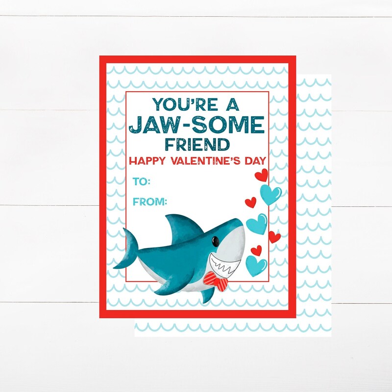 Shark Card - Etsy