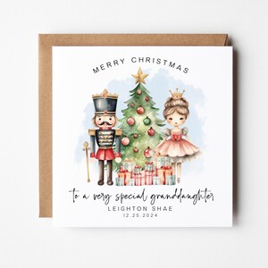 Carte de Noël Casse-Noisette personnalisée - Carte de Noël personnalisée