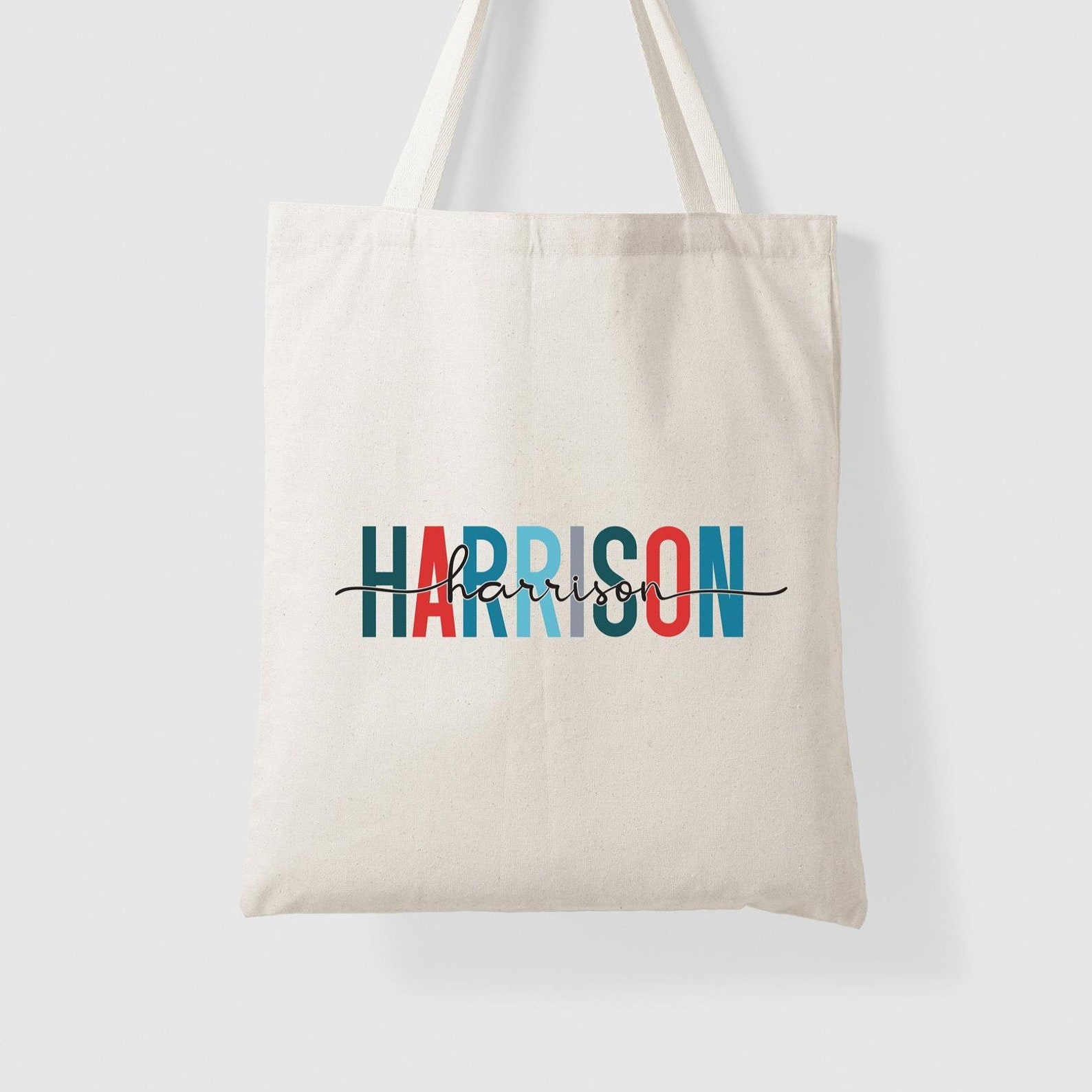 Personalized Kids Name Tote Bag Personalized Tote Bags Etsy
