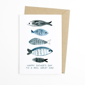 Carte pour papa, carte de fête des pères, carte de père de pêche - Bonne fête des pères à un grand père