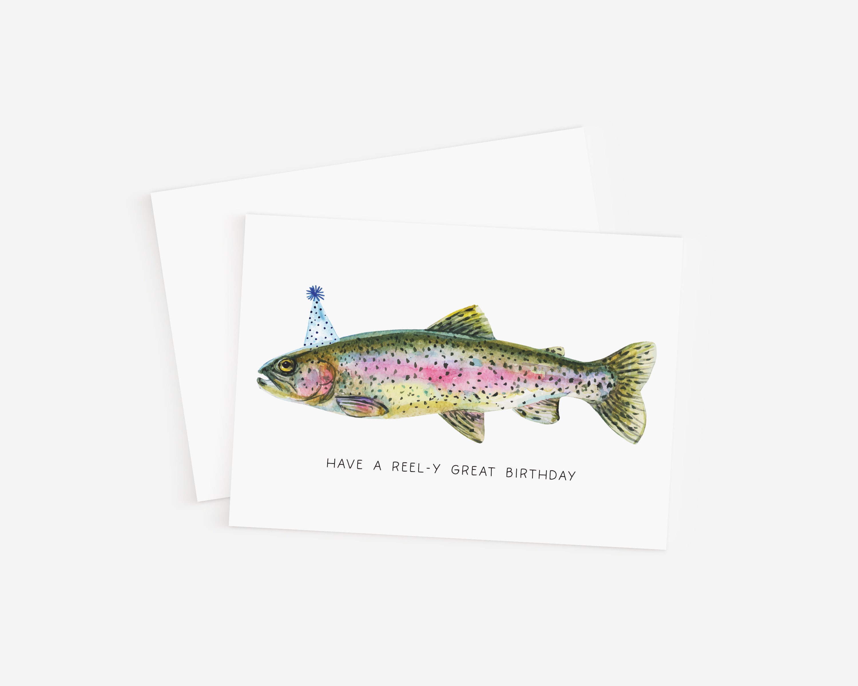 PRINTABLE Birthday Card - Have A Reel-y Great Birthday - Fishing ...