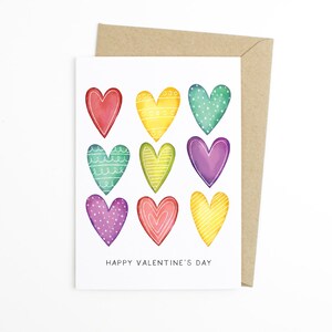 Carte de Saint-Valentin - Carte Joyeuse Saint-Valentin, Saint-Valentin pour les enfants