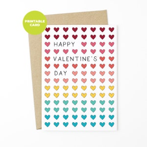 PRINTABLE Valentine&#39;s Day Card - Valentines Day Card, Valentines Day, Cute Valentine’s Day Card, Printable Valentines, I Love You Card