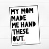 PRINTABLE Christmas Card for Mom Christmas Card, Mom Christmas Card ...