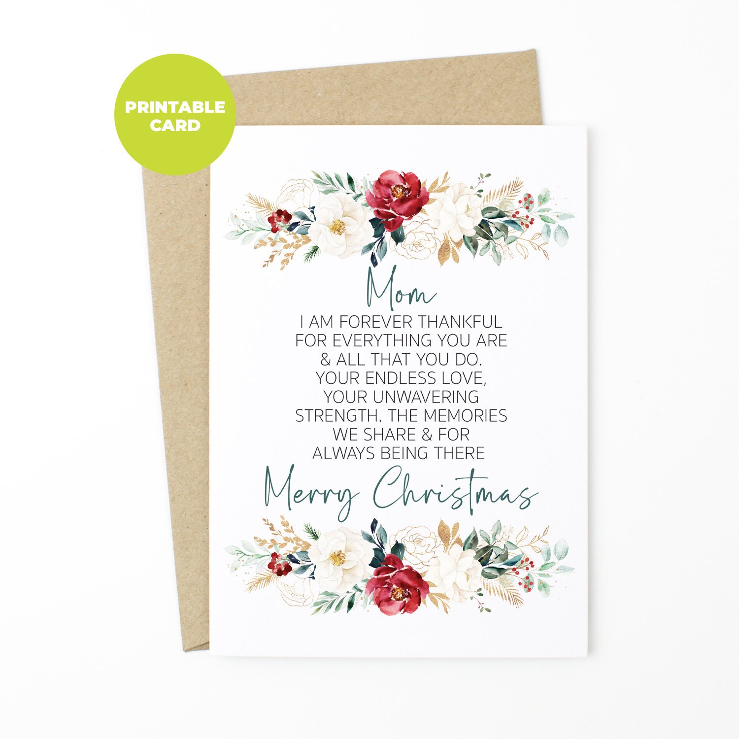 Christmas Card for Mom Christmas Card, Mom Christmas Card, Christmas Cards,  Christmas Cards Mom, Sentimental Card, Blank Card -  Sweden