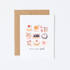 Pour ma douce carte de voeux d'ami - Carte de voeux pour les anniversaires, en pensant à vous ou tout simplement parce que
