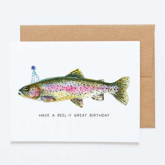 Trout Steel Note Card Trout Steel Note Card