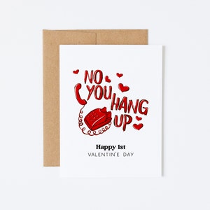 Exprimez votre amour lors de votre première Saint-Valentin – Surprenez votre partenaire avec cette première carte No You Raccrochez