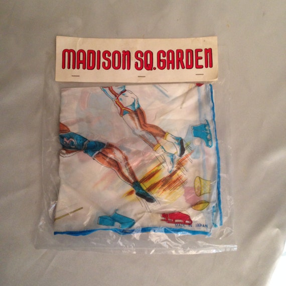New York Madison Square Garden Scarf/Mid Century N